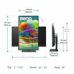 BenQ LCD PD3205U 31,5" IPS/4K 3840 × 2160/5ms/DP/HDMI/2xUSB-C/3xUSB 3.2/Jack/rep