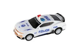 Auto policie závodní plast 20cm na setrvačník 2 barvy v sáčku