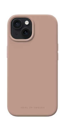 Silikonový ochranný kryt s Magsafe iDeal Of Sweden pro iPhone 15 Blush Pink