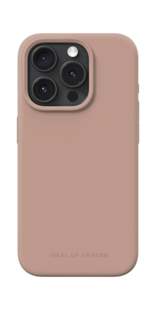 Silikonový ochranný kryt s Magsafe iDeal Of Sweden pro iPhone 15 Pro Blush Pink