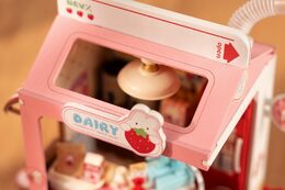 RoboTime miniatura domečku Mléčný bar Strawberry