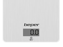 BEPER 90131 kuchyňská elektronická váha, stříbrná