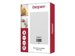 BEPER 90131 kuchyňská elektronická váha, stříbrná