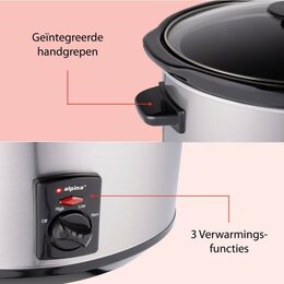 ALPINA Pomalý hrnec Slow Cooker 3,5 l 240WED-218170