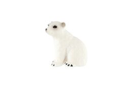 Medvěd lední mládě zooted plast 4cm v sáčku