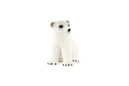 Medvěd lední mládě zooted plast 4cm v sáčku