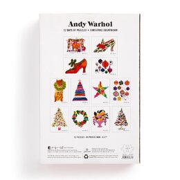 Galison Puzzle 12 vánočních dnů Andy Warhol 12x80 dílků