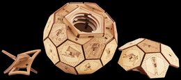 EscapeWelt 3D Dřevěná skládačka Quest Ball složená