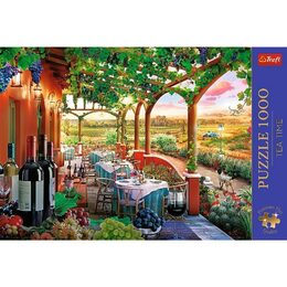 Puzzle Premium Plus - Čajový čas: Italská vinice 1000 dílků 68,3x48cm v krabici 40x27x6cm