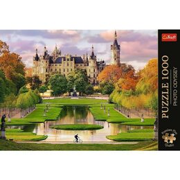 Puzzle Premium Plus - Photo Odyssey: Zámek Schwerin, Německo 1000 dílků 68,3x48cm v krab 40x27cm