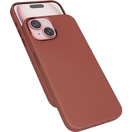 MagLeather case iPhone 15 brown EPICO