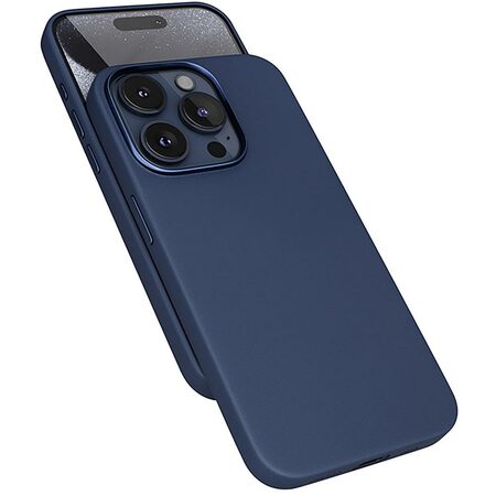 MagLeather case iP15 Pro Max blue EPICO