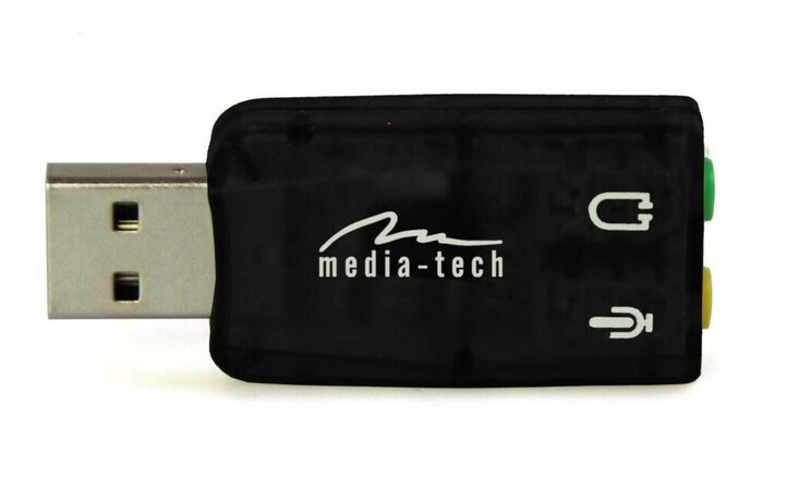 USB zvuková karta s audio vstup/vystupom
