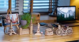 Ugears 3D dřevěné mechanické puzzle Římské Koloseum