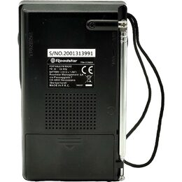 Rádio Roadstar, TRA-1230/BK, přenosné, FM, 1 x repro, 2x AA, barva černá