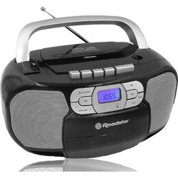 Radiomagnetofon Roadstar, RCR-4635UMPBK, PLL FM, CD MP3, USB, AUX in, černá