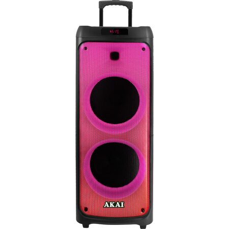 Reproduktor AKAI, Party speaker 1010, přenosný, Bluetooth, LED displej, 100 W
R