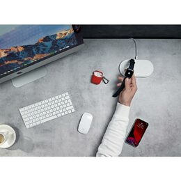 Bezdrátová nabíjecí podložka Epico 2v1 pro Apple Watch a iPhone bílá