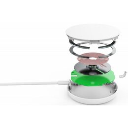 Bezdrátová nabíječka Epico s podporou uchycení MagSafe s adaptérem v balení bílá