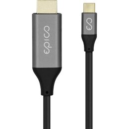 EPICO kabel USB-C - HDMI M/M 4K 1.8m tmavě šedá