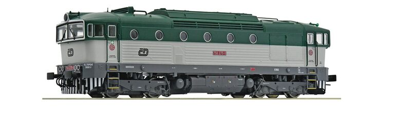Roco Dieselová lokomotiva 750 275-0 ČD Brejlovec, digitální - 7310034