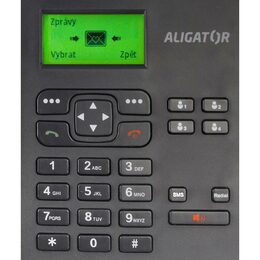 Domácí telefon Aligator T100 (stolní) - černý