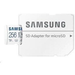 Paměťová karta Samsung Micro SDXC EVO Plus 256GB UHS-I U3 (130R/30W) + SD adaptér