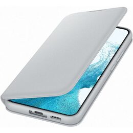 Pouzdro na mobil flipové Samsung LED View na Galaxy S22+ - šedé