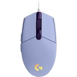 Myš Logitech Gaming G203 Lightsync /optická/6 tlačítek/8000DPI - fialová