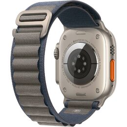Chytré hodinky Apple Watch Ultra 2 GPS + Cellular, 49mm pouzdro z titanu - modrý alpský tah - M