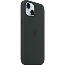 Kryt na mobil Apple Silicone Case s MagSafe pro iPhone 15 - černý