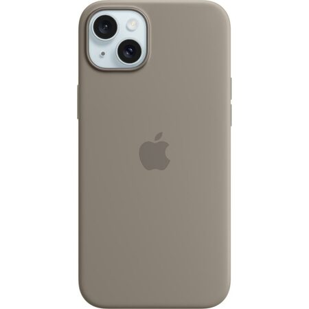 Kryt na mobil Apple Silicone Case s MagSafe pro iPhone 15 Plus - jílově šedý