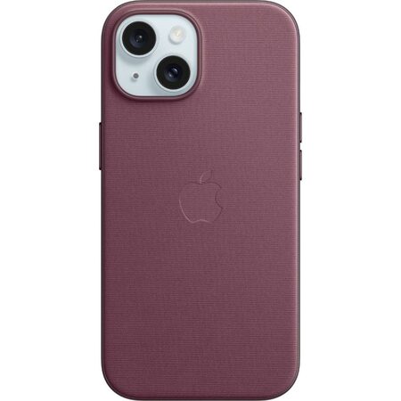 Kryt na mobil Apple FineWoven Case s MagSafe pro iPhone 15 - morušově rudý