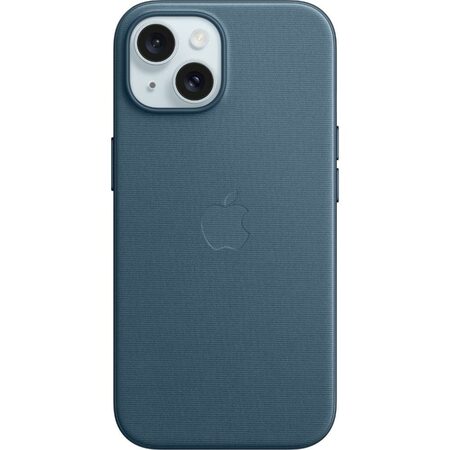 Kryt na mobil Apple FineWoven Case s MagSafe pro iPhone 15 - tichomořsky modrý