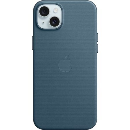 Kryt na mobil Apple FineWoven Case s MagSafe pro iPhone 15 Plus - tichomořsky modrý