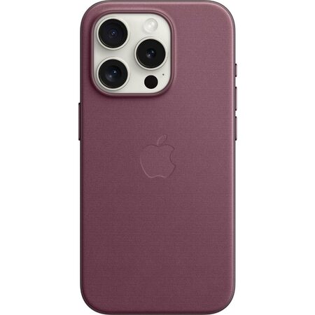 Kryt na mobil Apple FineWoven Case s MagSafe pro iPhone 15 Pro - morušově rudý