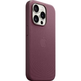 Kryt na mobil Apple FineWoven Case s MagSafe pro iPhone 15 Pro - morušově rudý