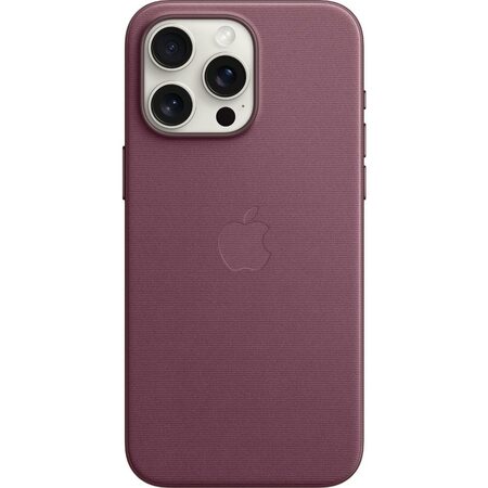 Kryt na mobil Apple FineWoven Case s MagSafe pro iPhone 15 Pro Max - morušově rudý