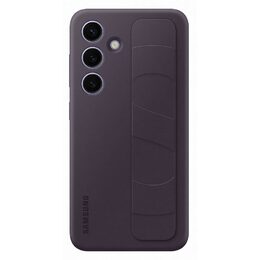 Kryt na mobil Samsung Silicone Grip s poutkem na Galaxy S24 - fialový