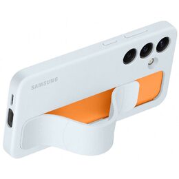 Kryt na mobil Samsung Silicone Grip s poutkem na Galaxy S24 - modrý
