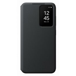 Pouzdro na mobil flipové Samsung Smart View na Galaxy S24 - černé