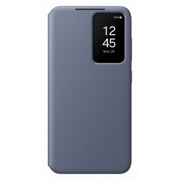 Pouzdro na mobil flipové Samsung Smart View na Galaxy S24 - fialové