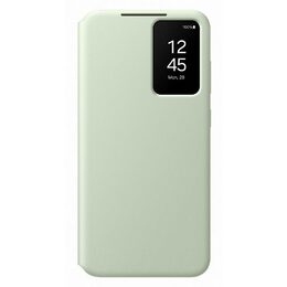 Pouzdro na mobil flipové Samsung Smart View na Galaxy S24+ - zelené