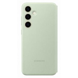 Pouzdro na mobil flipové Samsung Smart View na Galaxy S24+ - zelené