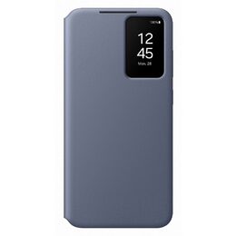 Pouzdro na mobil flipové Samsung Smart View na Galaxy S24+ - fialové