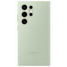 Pouzdro na mobil flipové Samsung Smart View na Galaxy S24 Ultra - zelené