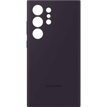 Kryt na mobil Samsung Silicone na Galaxy S24 Ultra - vínový