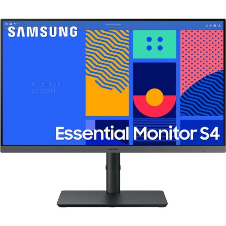 Monitor Samsung Essential S4 S432GC 24",LED podsvícení, IPS panel, 4ms, 1000: 1, 250cd/m2, 1920 x 1080 Full HD, - černý