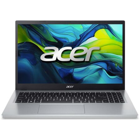 Ntb Acer Aspire Go 15 (AG15-31P-C65Y) Intel Core N-N100, 15.6", 1920 x 1080 (FHD), RAM 8GB, SSD 128GB, Intel UHD Graphics , Microsoft Windows 11 S  - stříbrný