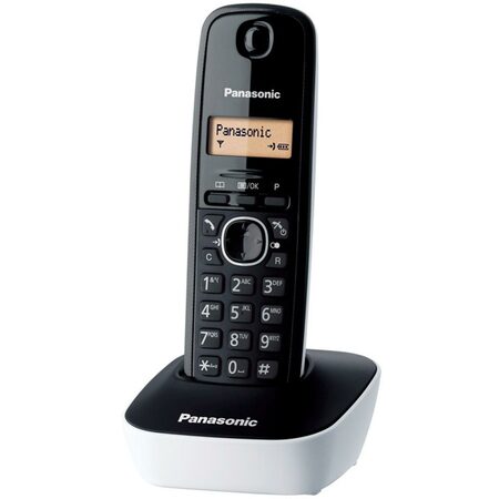 Domácí telefon Panasonic KX-TG1611FXW - šedý/bílý